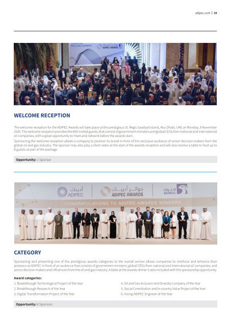 ADIPEC 2020 Sponsorship Brochure