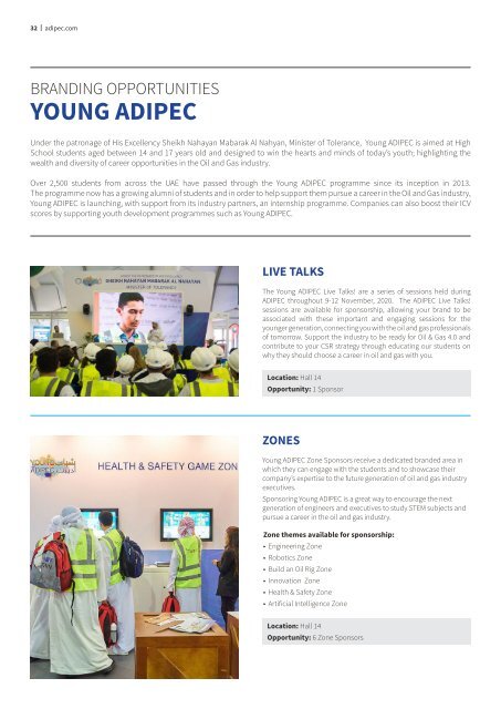 ADIPEC 2020 Sponsorship Brochure