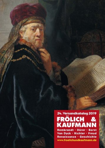 Frölich & Kaufmann 24. Versandkatalog 2019