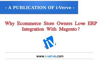 Magento ERP Integartion