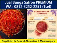 TERBAIK !! CALL : 0812-3252-2251 (Tsel), Manfaat Bunga Saffron Samarinda Malaysia, 
