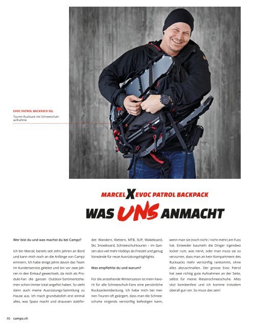 Campz.ch Magazin Winter 2019