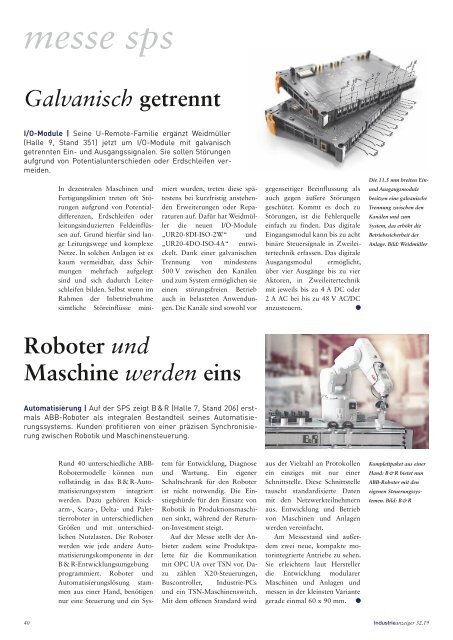 Industrieanzeiger 32.2019