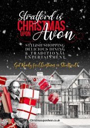 Stratford-upon-Avon Christmas Brochure 2019