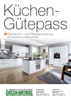 DELTA-MÖBEL: Küchen-Gütepass