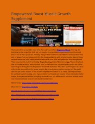 Empowered Boost Muscle Growth Supplement