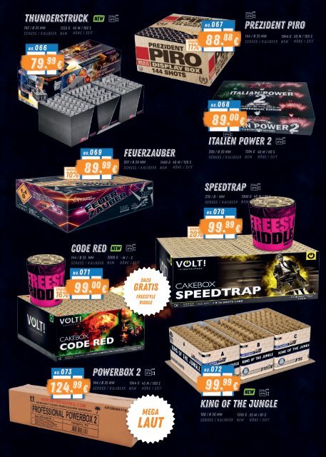 Feuerwerk Bunde Katalog 2019