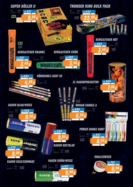 Feuerwerk Bunde Katalog 2019