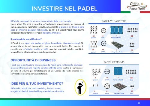 Italian Padel: brochure Novembre 2019