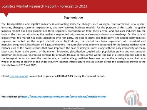 Global Logistics Market Research Report- Forecast 2023