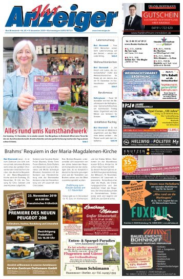Ihr Anzeiger Bad Bramstedt 45 2019