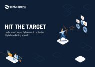 Genius Sports Media: Hit The Target Digital Marketing Report