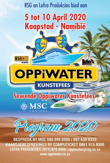 Oppiwater Kunstefees 2020 - Program