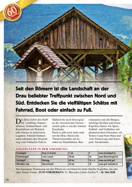 Ferienpost 2020 Hotel Glocknerhof - Prospekt: Urlaub in Kärnten