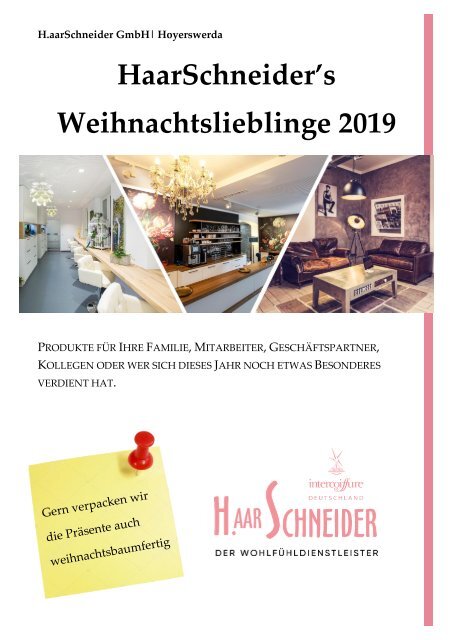 Weihnachtskatalog 2019