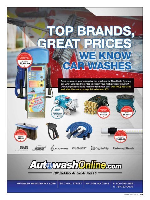 Self Serve Carwash News Fall '19