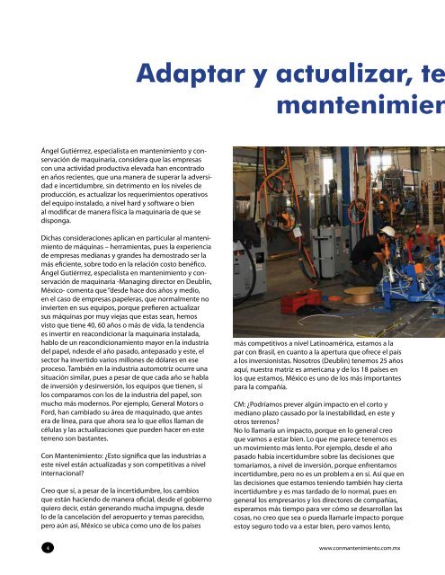 Revista Mantenimiento Mineria 2019-Nov-Dic