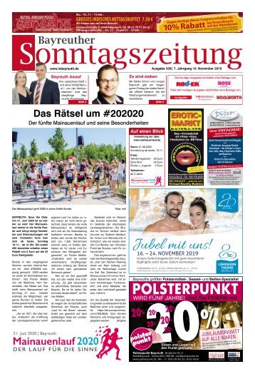 2019-11-10 Bayreuther Sonntagszeitung