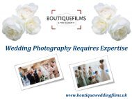 Wedding Photography Requires Expertise