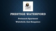 Prestige Waterford Whitefield