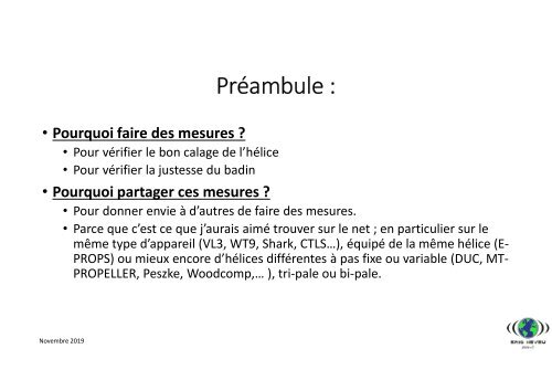 Mesures de vitesses sur VL3 Evolution