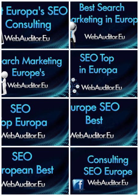 European Top Marketing #EuropeanTopMarketing #WebAuditor.Eu for Best Branding European Best SEO in Europe