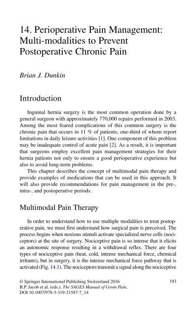 Brian P. Jacob, David C. Chen, Bruce Ramshaw, Shirin Towfigh (eds.) - The SAGES Manual of Groin Pain-Springer International Publishing (2016)