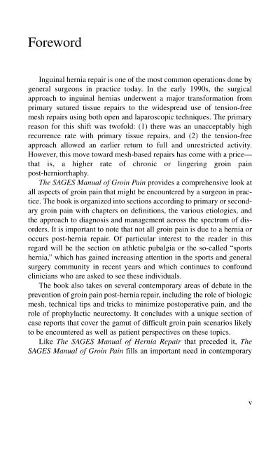 Brian P. Jacob, David C. Chen, Bruce Ramshaw, Shirin Towfigh (eds.) - The SAGES Manual of Groin Pain-Springer International Publishing (2016)