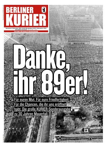 Berliner Kurier 09.11.2019