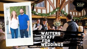 waiters for weddings | Waiters Staff