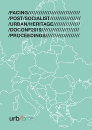 FACING POST-SOCIALIST URBAN HERITAGE / DOCONF2019 PROCEEDINGS