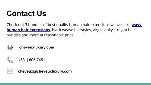 Human Hair Extensions - Bundle Deals