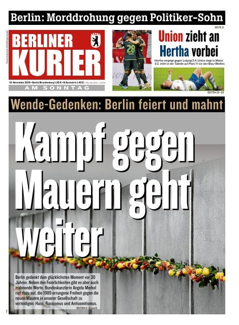 Berliner Kurier 10.11.2019