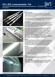 ED-LED Linienstrahler 110  - (Kantenstrahler/ Edge Lighting LED Modules) - NP LIGHTING