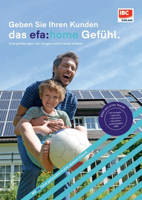 Geben Sie Ihren Kunden das efa:home Gefühl.