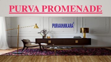 Purva Promenade By Provident Housing