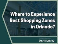 Where to Experience Best Shopping Zones in Orlando