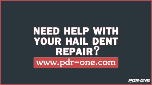 How to find the best hail dent removal service 