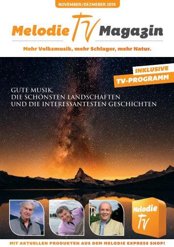 Melodie TV Magazin November / Dezember 2019