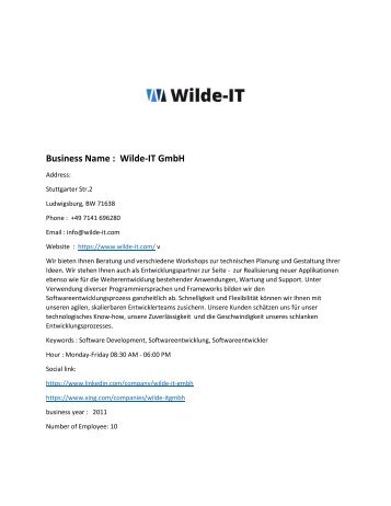 Wilde-IT GmbH