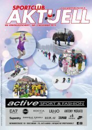 Sportclub Aktuell - Ausgabe November 2019