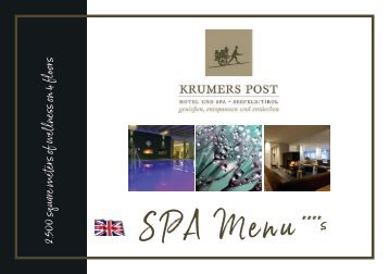 Krumers Post | SPA Menu | English