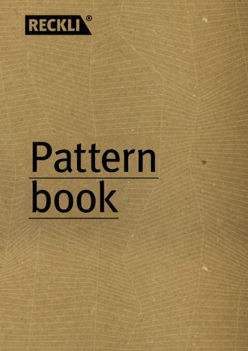 reckli_patternbook novembre 2019