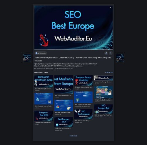 Marketing European Top #WebAuditor.Eu for Europe Branding Top Advertising Best Europe