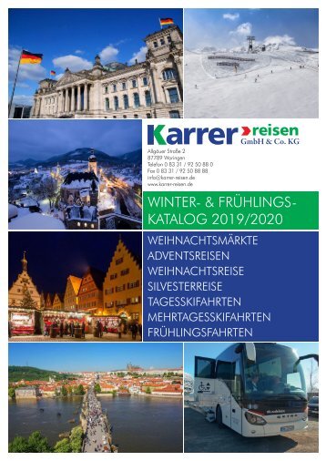 Winterkatalog Karrer Reisen 2019-2020