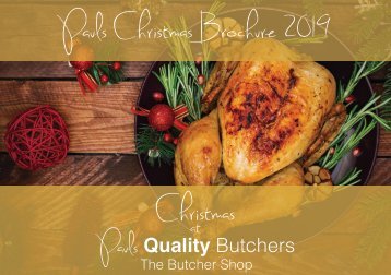 Paul's Quality Butchers - Christmas Brochure 2019