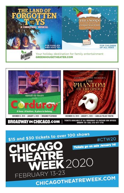 2019 Holiday Guide to Chicago Theatre