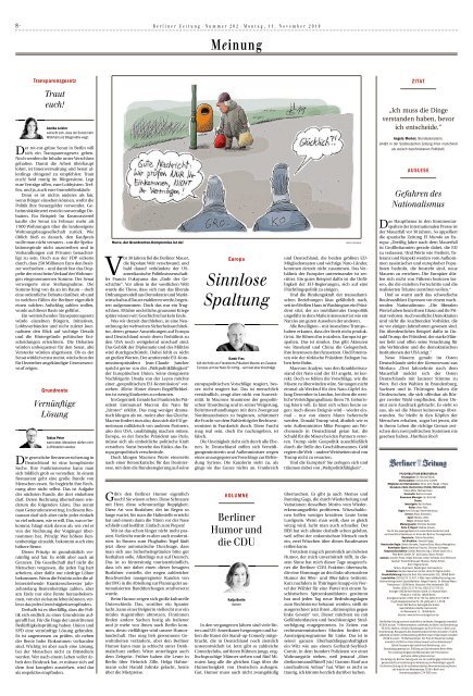 Berliner Zeitung 11.11.2019