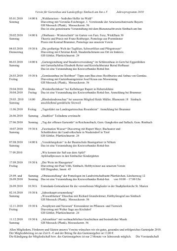 Verein für Gartenbau und Landespflege Simbach am Inn e.V. ...