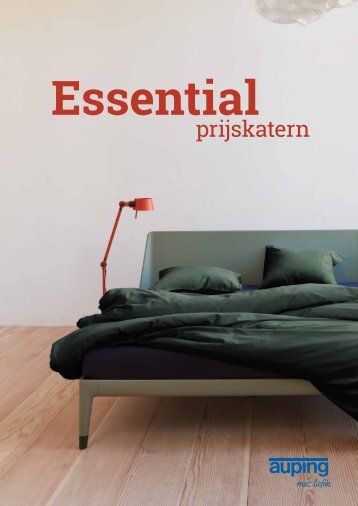 Auping Prijskatern - Essential 2019